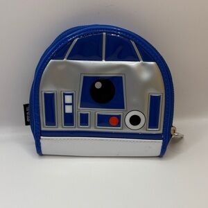Loungefly Blue and Silver R2-D2 Coin Purse